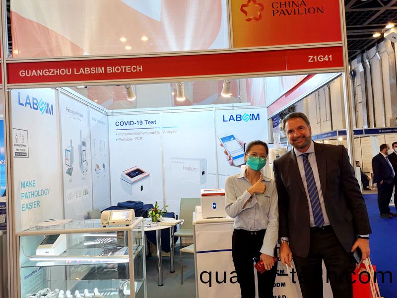 【展會(hui)迴(hui)顧】藍(lan)勃生(sheng)物(wu)精(jing)綵(cai)亮相2022 MEDLAB Middle East